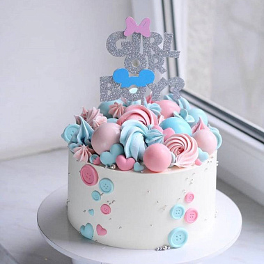 Торт "Girl or Boy" купить - кострома.сладкоежкин.рф