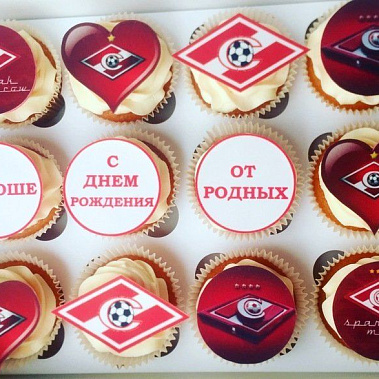 Капкейки "Спартак" купить - кострома.сладкоежкин.рф